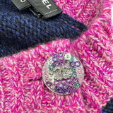 シャネル CHANEL ココマークカシミヤニットセーター P73911 ネイビー カシミヤ レディース セーター