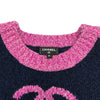 シャネル CHANEL ココマークカシミヤニットセーター P73911 ネイビー カシミヤ レディース セーター