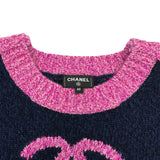 シャネル CHANEL ココマークカシミヤニットセーター P73911 ネイビー カシミヤ レディース セーター