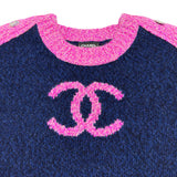 シャネル CHANEL ココマークカシミヤニットセーター P73911 ネイビー カシミヤ レディース セーター
