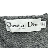 クリスチャン・ディオール Christian Dior セーラーカラーウールカーディガン 244G53AM121 グレー ウール レディース セーター