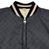 グッチ GUCCI GG総柄リバーシブルナイロンジップアップブルゾン 672259 ブラック ナイロン メンズ ブルゾン