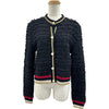 グッチ GUCCI GGパールボタンニットカーディガン 478714 ブラック コットン レディース カーディガン