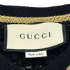 グッチ GUCCI GGパールボタンニットカーディガン 478714 ブラック コットン レディース カーディガン