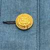 グッチ GUCCI シェリーライン半袖デニムジャケット 748621 ブルー デニム レディース デニムジャケット