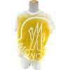モンクレール MONCLER ビッグロゴプリント半袖Tシャツ ホワイト コットン メンズ 半袖Ｔシャツ