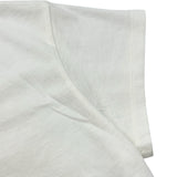 モンクレール MONCLER ビッグロゴプリント半袖Tシャツ ホワイト コットン メンズ 半袖Ｔシャツ