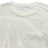 モンクレール MONCLER ビッグロゴプリント半袖Tシャツ ホワイト コットン メンズ 半袖Ｔシャツ