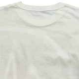 モンクレール MONCLER ビッグロゴプリント半袖Tシャツ ホワイト コットン メンズ 半袖Ｔシャツ