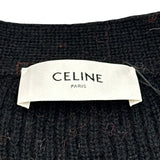 セリーヌ CELINE ジャガードロゴウールニットカーディガン 2AC91579S ピンク ウール レディース カーディガン