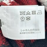 シャネル CHANEL カシミヤ混ロゴウールニットセーター P77382 レッド カシミヤ レディース セーター