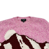 シャネル CHANEL カシミヤ混ロゴウールニットセーター P77382 レッド カシミヤ レディース セーター