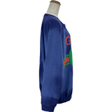 グッチ GUCCI ロゴプリント スウェットカーディガン 566161 パープル コットン レディース カーディガン
