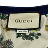 グッチ GUCCI ロゴプリント スウェットカーディガン 566161 パープル コットン レディース カーディガン