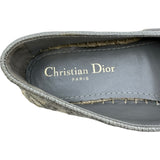 クリスチャン・ディオール Christian Dior グランヴィルオブリークエスパドリーユ KD5850BE グレー コットン レディース その他靴