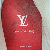 ルイ・ヴィトン LOUIS VUITTON トレイナーラインローカットスニーカー FD0261 レッド レザー メンズ スニーカー