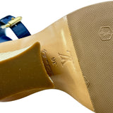 ルイ・ヴィトン LOUIS VUITTON マイアライン モノグラムサンダル SC1201 ブルー デニム レディース サンダル