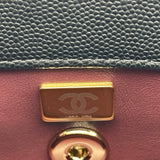 シャネル CHANEL ココハンドルXS A92900 ブラック ゴールド金具 キャビアスキン レディース ショルダーバッグ