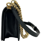 シャネル CHANEL ボーイシャネル25 A67086 28番台 ブラック ゴールド金具 キャビアスキン レディース ショルダーバッグ