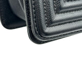 シャネル CHANEL ボーイシャネル25 A67086 28番台 ブラック ゴールド金具 キャビアスキン レディース ショルダーバッグ
