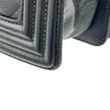 シャネル CHANEL ボーイシャネル25 A67086 28番台 ブラック ゴールド金具 キャビアスキン レディース ショルダーバッグ