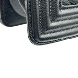 シャネル CHANEL ボーイシャネル25 A67086 28番台 ブラック ゴールド金具 キャビアスキン レディース ショルダーバッグ
