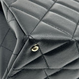 シャネル CHANEL マトラッセ トップハンドル AS4712 ブラック ゴールド金具 キャビアスキン レディース ショルダーバッグ