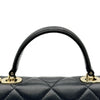 シャネル CHANEL マトラッセ トップハンドル AS4712 ブラック ゴールド金具 キャビアスキン レディース ショルダーバッグ
