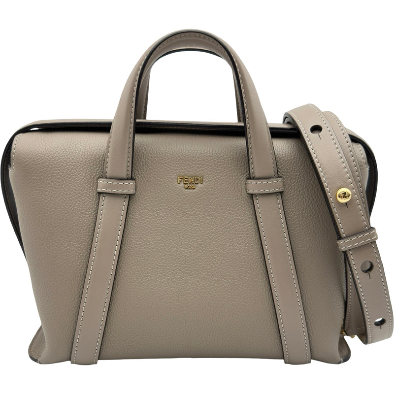 フェンディ FENDI ボストン365 8BL152 グレージュ レザー レディース