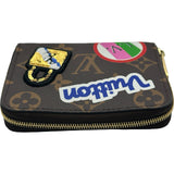 ルイ・ヴィトン LOUIS VUITTON ジッピー・コインパース M63391 ブラウン パッチーズ・モノグラム レディース コインケース