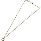 ティファニー TIFFANY＆CO オープンハートネックレス ピンクゴールド Au750 ジュエリー