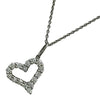 ティファニー TIFFANY＆CO センチメンタルハートネックレス プラチナ Pt950 ダイヤモンド ジュエリー