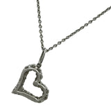 ティファニー TIFFANY＆CO センチメンタルハートネックレス プラチナ Pt950 ダイヤモンド ジュエリー
