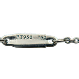 ティファニー TIFFANY＆CO ビゼットネックレス ホワイトゴールド 750/Pt950 イエローダイヤモンド ジュエリー