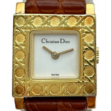 クリスチャン・ディオール Christian Dior ラ パリジェンヌ D60-159 ホワイト ゴールドプレーテッド クオーツ レディース 腕時計