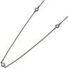 ティファニー TIFFANY＆CO バイザヤードネックレス プラチナ Pt950 ダイヤモンド ジュエリー