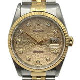 ロレックス ROLEX デイトジャスト36 16233G ホリコン K18/SS 自動巻き メンズ 腕時計
