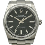 ロレックス ROLEX オイスターパーペチュアル34 124200 ブラック ステンレススチール 自動巻き ユニセックス 腕時計