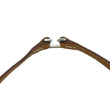 エルメス HERMES ルーレットヒル ネックレス ナチュラル ゴールド金具/シルバー金具 レザー/メタル アクセサリー