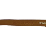 エルメス HERMES ルーレットヒル ネックレス ナチュラル ゴールド金具/シルバー金具 レザー/メタル アクセサリー