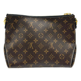 ルイ・ヴィトン LOUIS VUITTON モノグラムミニジップドホーボー M55090 ブラウン モノグラム・キャンバス レディース ショルダーバッグ