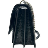 サンローラン SAINT LAURENT サンセット ラージ ショルダーバッグ 498779 ブラック シルバー金具 レザー レディース ショルダーバッグ