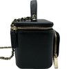 シャネル CHANEL バニティチェーンショルダー AP2912 ブラック ゴールド金具 キャビアスキン レディース ショルダーバッグ