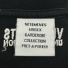 ヴェトモン VETEMENTS マジックユニコーン半袖Tシャツ UE51TR390B ブラック コットン メンズ 半袖Ｔシャツ