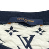 ルイ・ヴィトン LOUIS VUITTON モノグラム総柄ジャガードスウェットシャツ HIY53W ネイビー コットン メンズ スウェット