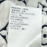 ルイ・ヴィトン LOUIS VUITTON モノグラム総柄ジャガードスウェットシャツ HIY53W ネイビー コットン メンズ スウェット