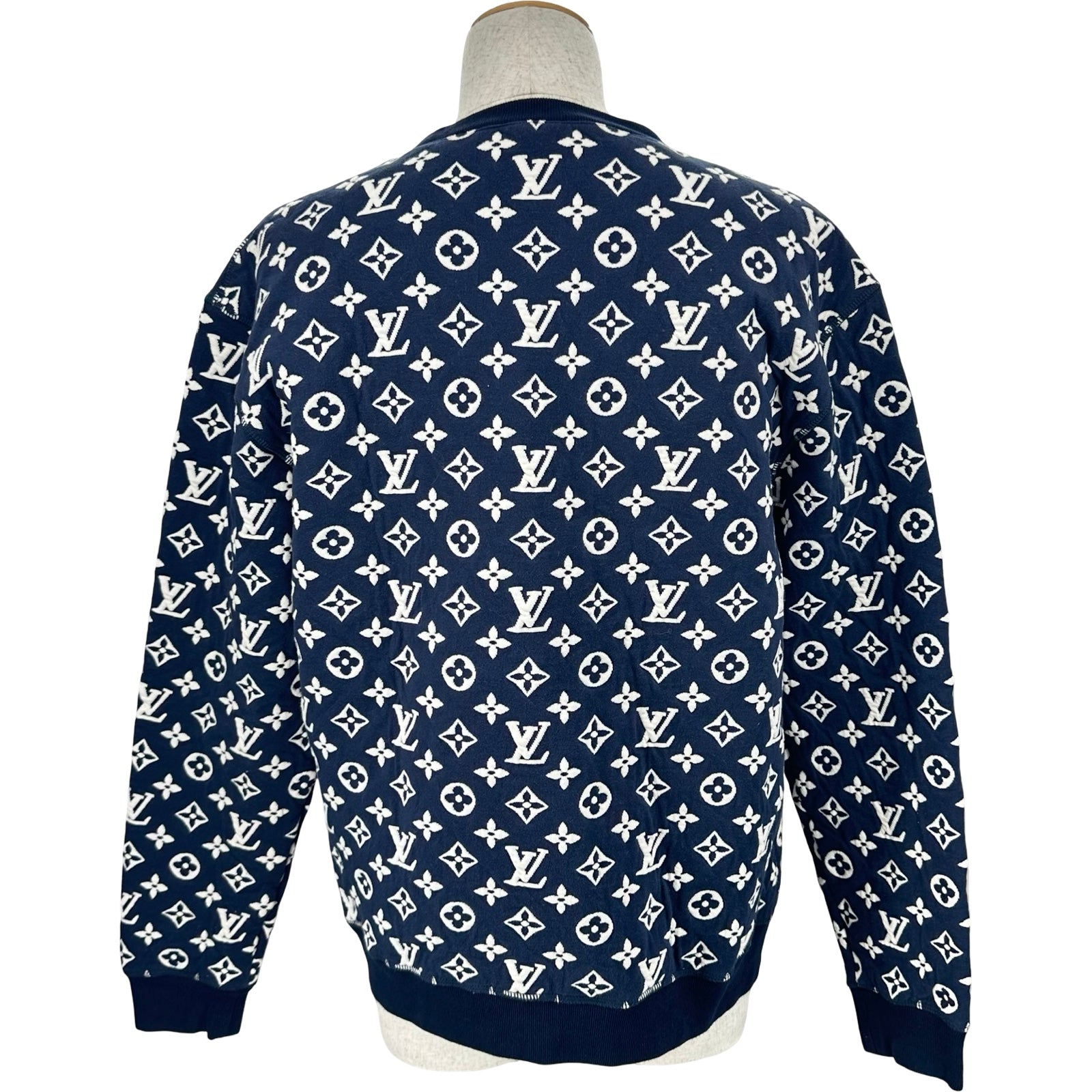 k*o様 LOUIS VUITTON モノグラム ジャカード スウェットシャツ（ ルイ・ヴィトン LOUIS VUITTON モノグラム総柄ジャガードスウェット
