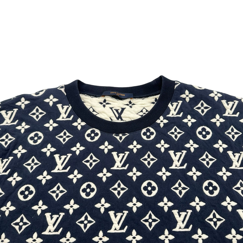 ルイ・ヴィトン LOUIS VUITTON モノグラム総柄ジャガードスウェット