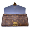 ルイ・ヴィトン LOUIS VUITTON ポルトフォイユパラス M63940 ブラウン/ブルー モノグラム・キャンバス レディース 長財布