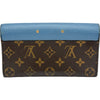 ルイ・ヴィトン LOUIS VUITTON ポルトフォイユパラス M63940 ブラウン/ブルー モノグラム・キャンバス レディース 長財布